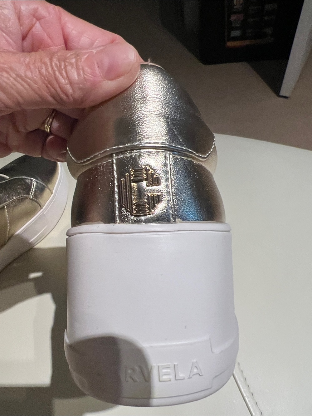 Carvela Gold Sneakers - Picture 4 of 5